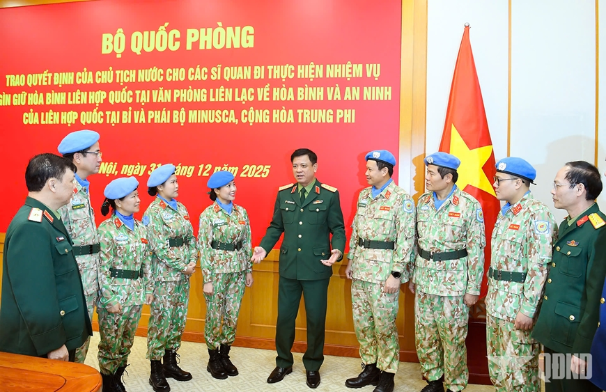 Four Vietnamese officers to be deployed to U.N. peacekeeping missions